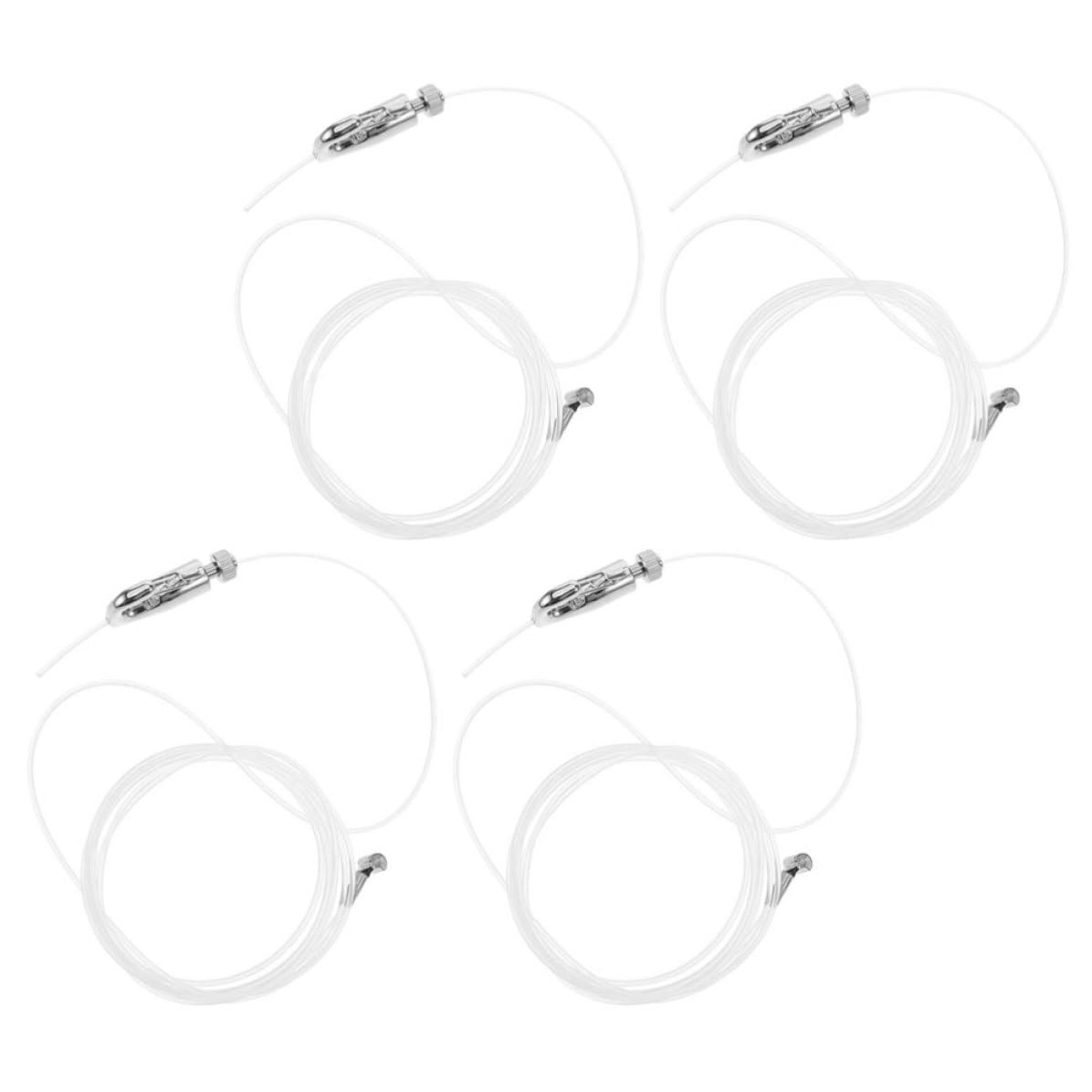 Colgar cuadros y espejos en oficina o galería con este kit ajustable de 4 juegos de acero