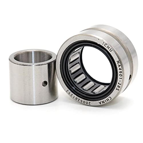 Rodamiento de agujas NA4901 con anillo interior y sello mecanizado de 12x24x14x13 mm 5