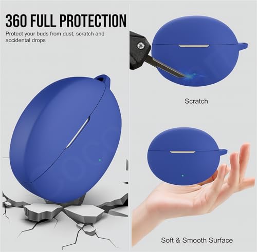 Image of Silicone Case Cover Compatible for OnePlus Buds 4 -Blue