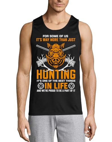 Débardeur de chasse coton pour homme qui vibre pour la nature sauvage