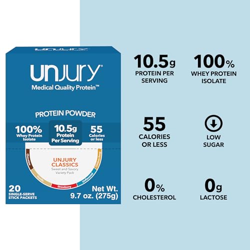 Unjury Whey Protein Powder Variety Pack