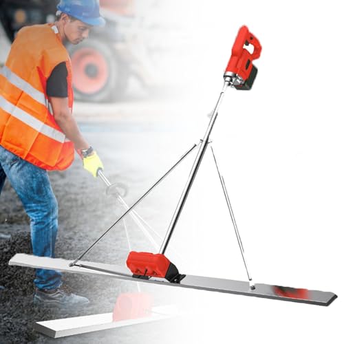 Outil vibrant pour béton, niveleur de surface de ciment pour chape électrique rechargeable, outil vibrant pour chape en béton électrique, vibrateur de finition de ciment,A