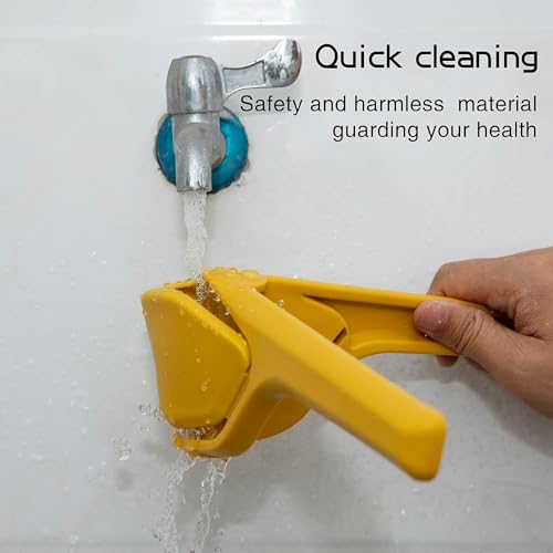 Image of WOODONICK Lemon Squeezer Citrus Juicer Citrus Squeezer That Folds Flat For Space-Saving Storage, Manual Lime squeezer Lemon Juicer Enhanced Leverage to Reduce Effort (Yellow)