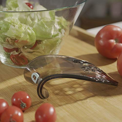 PortoFino Salad Hands – Serving & Mixing Tongs/Salad Servers | Space Saving & Nesting Design for Easy Storage | Kitchen Tools/Utensils & Accessories | Compact, Light Weight, Durable