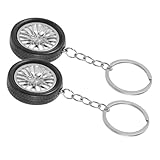 Porte-clés de voiture - le porte-clés élégant est vif et intéressant, et est un gadget cool pour exprimer votre personnalité, clé de pneu