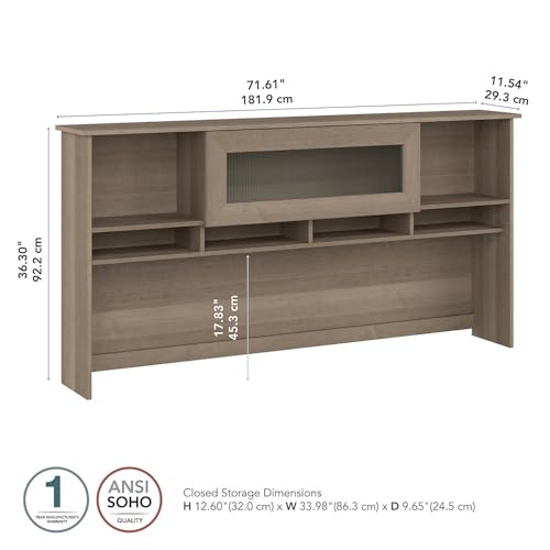 Bush Business Furniture WC31273 Bush Furniture Cabot Desk Hutch thumb #3