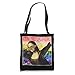 Dabbing Mona Lisa LGBT Rainbow Art Tote Bag