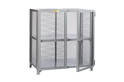 Little Giant SC-A-2460-NC Visible Contents Welded Storage Lockers, 24" x 60", Gray #1