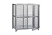 Little Giant SC-A-2448-NC Visible Contents Welded Storage Lockers, 24" x 48", Gray