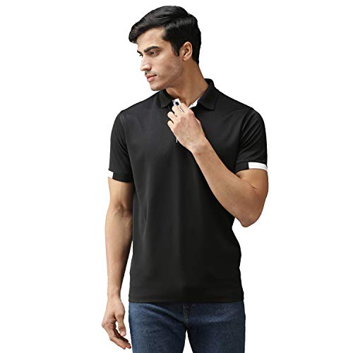 Image of EPPE Polo Collar T-Shirt for Men | Polyester Half Sleeve Stylish Casual Wear | Regular & Dry Fit | Summer Tee.