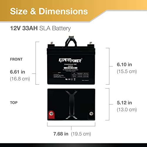 ExpertPower 12V Rechargeable Deep Cycle