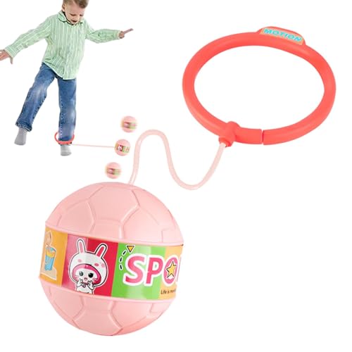 Acunny Bola de Salsa de Tobillo, Bola de Salto de Tobillo - Juguetes de salto Interactivos Interactivos Intermitentes Portátiles | Ejercicio de Cuerda Saltar Juego de Cuerda de Saltar Fitness Juguete