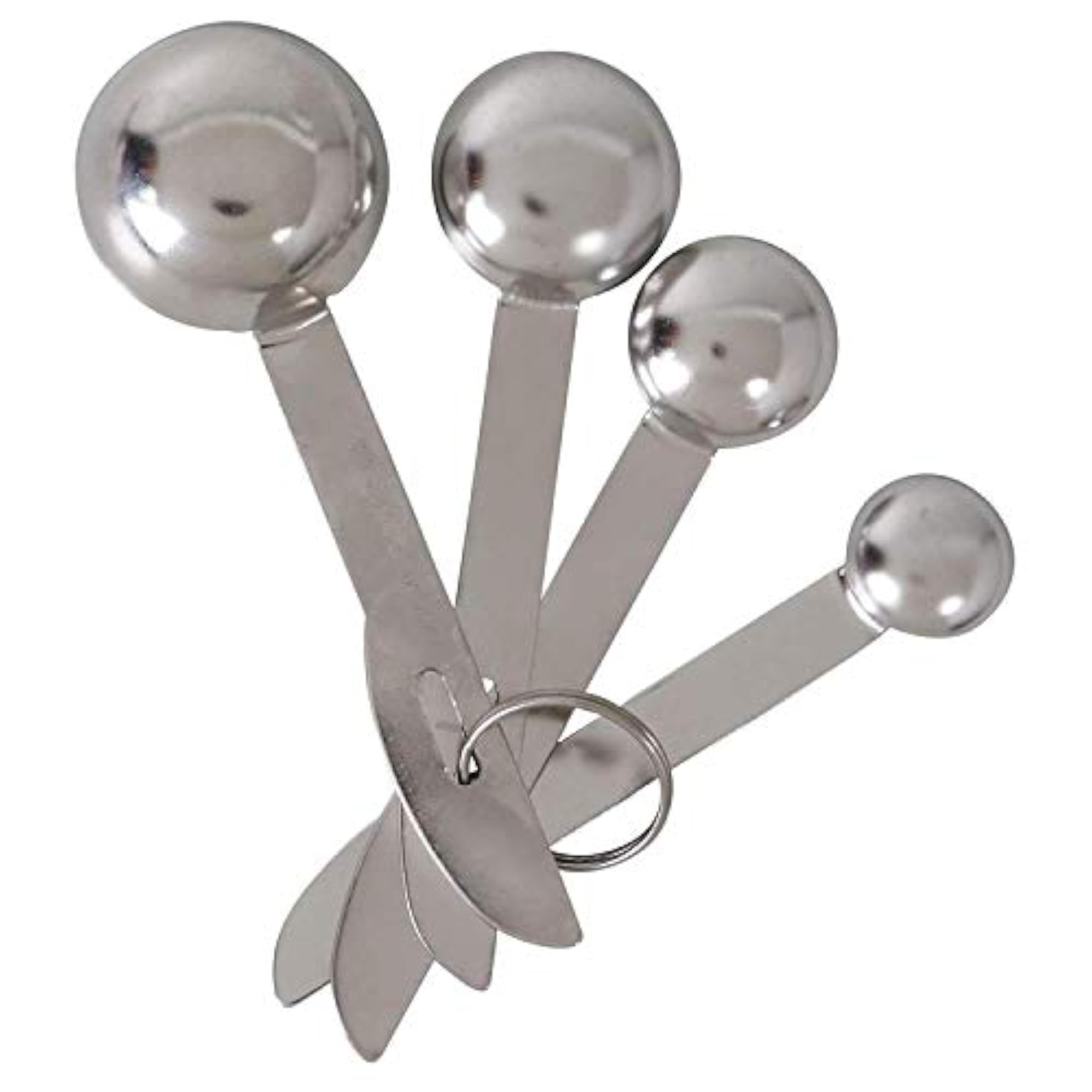 4Pc Stainless Steel Measuring Spoon Set