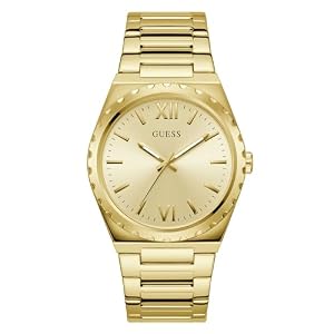 Guess Gold-Tone Analog Watch