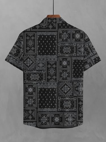 Image of BULLMER Trendy Regular Fit Printed Causal Shirt for Men - Pack of 1