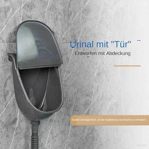 Orinal al aire libre inodoro con tapa de pared para hombres y hogar 4