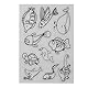 8 Stück Schrumpffolie, Muster Kunststoff-Kunstblätter, Niedliches Tierpapier für DIY-Schlüsselanhänger, Anhänger, Handwerk, Dekoration, Tier (Kombinationsmodelle