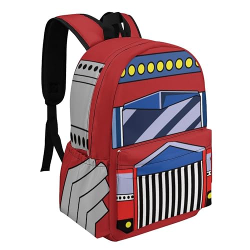 Truck Backpack 17 Inch Cartoon Truck Backpack Large Capacity Daily Commuter2