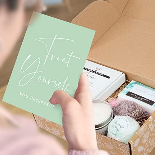 PAMPER & TREAT Gift Hampers For Women - All Occasion Gifts for Her Handmade in the UK by 6 Small Businesses: Shower Steamers, Candle, Bath Bomb & More - Best Gift Ideas for Women by Luxe England
