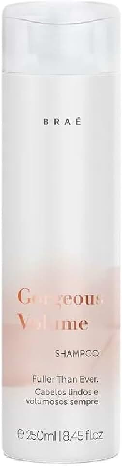 Shampoo para Volume BRAÉ Gorgeous - Volumizador Profissional, Leveza e Movimento, 250ml