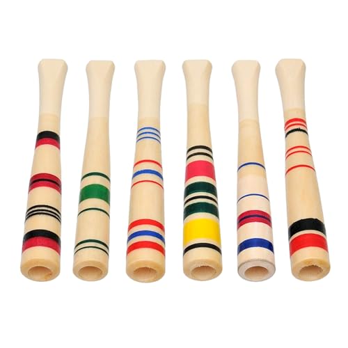 Set of 6 Wooden Handmade Regular Cigarette Holders (3)