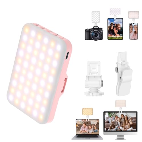 LED Phone Light USB-Rechargeable Photo Light 6500K