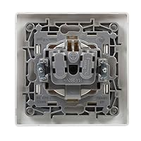 LEGRAND Packung mit 5 Steckdosen oder Steckdosen, 2P+T, 16 A, 230 V, Serie Niloé Monoblock, kompletter Mechanismus mit Rahmen, Weiß, 396430 – Ansicht 4