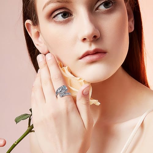 Bague cuillère résolvant les problèmes de taille en argent 925