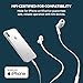 Belkin in-Ear Lightning Headphones w/Mic Control, iPhone Earbuds, White