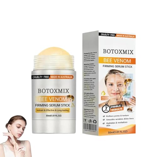 TLOPA Botoxmin Suero Reafirmante Pen de veneno de abeja, crema antiarrugas, crema hidratante antiarrugas, ingredientes naturales, adecuada para todo tipo de piel (1 CV)