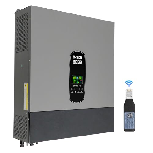 DATOUBOSS 11KW Onduleur Solaire Hybride 48v Pur Sinus, Onduleur Hybride Connecté au Réseau, Prend...