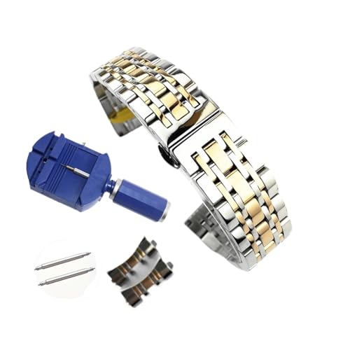 Cong Yi 2in1 pȃXg[gXeXX`[vXgbv 12 14 15 16 17 18 19 20 21 22 23 26 24 ~[gubNpvohuXbg(Silver RoseGold,22mm)