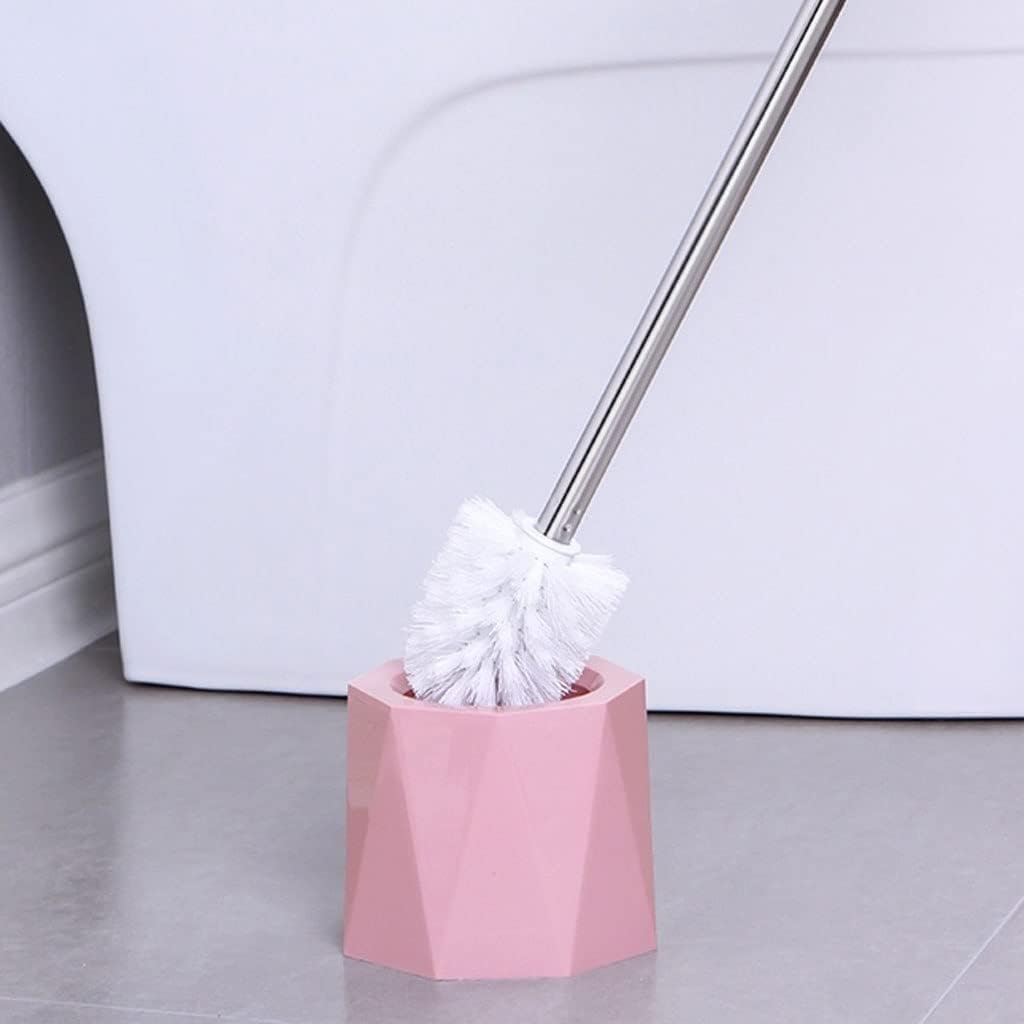Toilet Brush Holder The Long-handled Toilet Brush Adopts The Base Toilet Brush Design, Simple Toilet Brush Household Bathroom Toilet Brush Cleaning Tool Set. Toilet Brush Holders(Green)