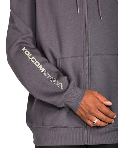 Image of Volcom Men's Roundabout Zip Hoodie Fleece Sweatshirt