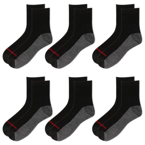 Wolverine Men's Cotton Comfort Ankle Socks - 6 Pairs, Breathable Arch Support3