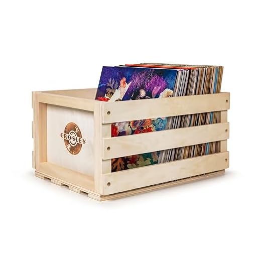 Crosley Record Storage Crate - FINO 75 VINILI