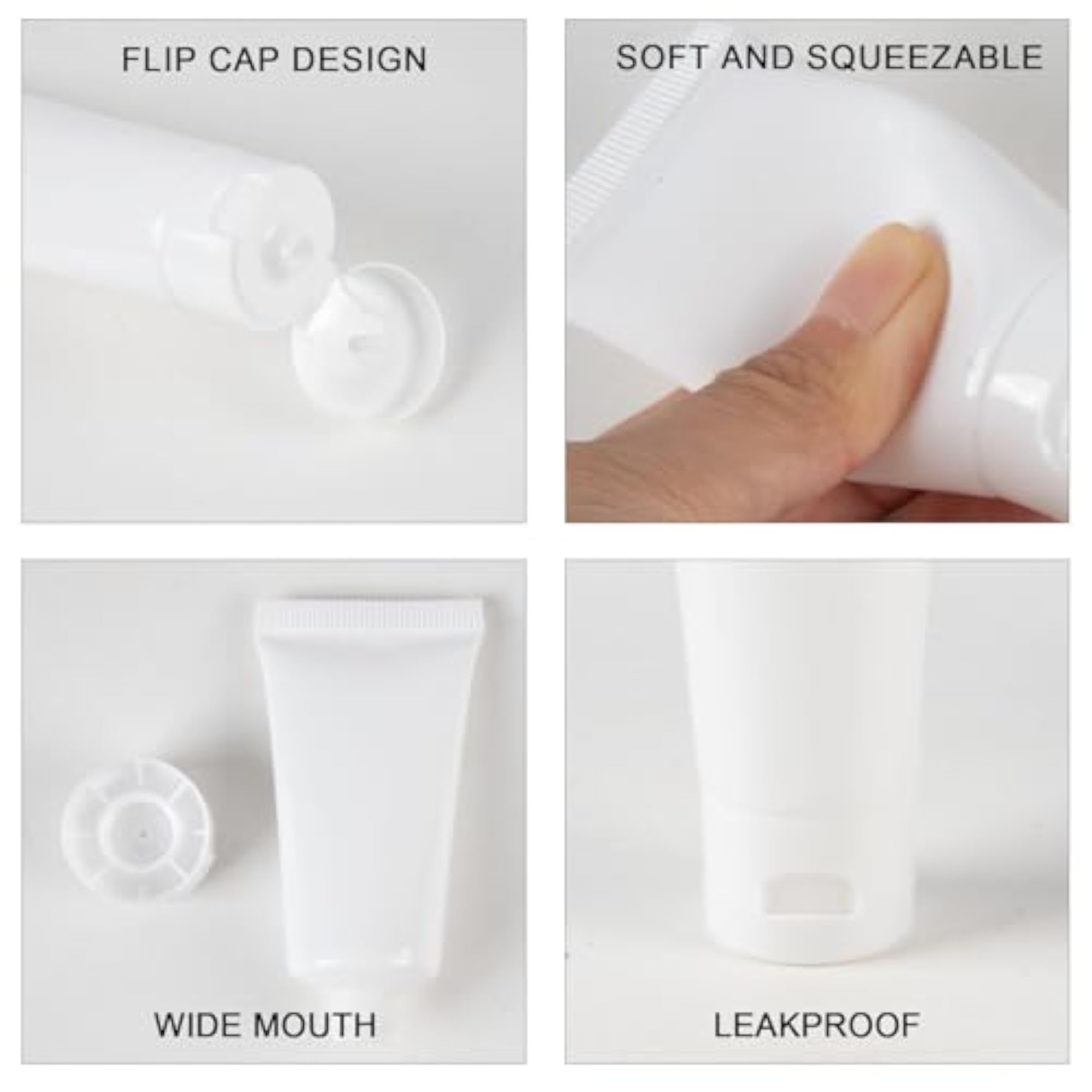 Refillable Empty Squeeze Bottle Plastic Soft Tubes