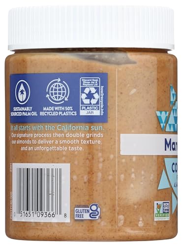 MaraNatha Creamy Roasted Coconut Almond Butter, No Stir, 12 Ounce Jar
