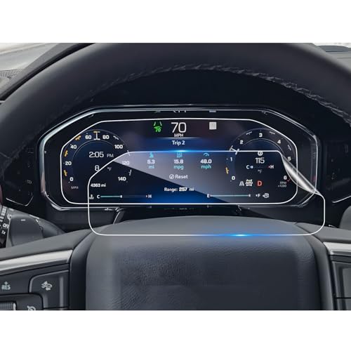 Image of CDEFG 2Pcs for 2026 Chevy Silverado Screen Protector 12.3-Inch Dash, for 2026 Chevrolet Silverado /GMC Sierra 1500 Accessory Instrument Panel Driver Display Nano Screen Cover HD Clear