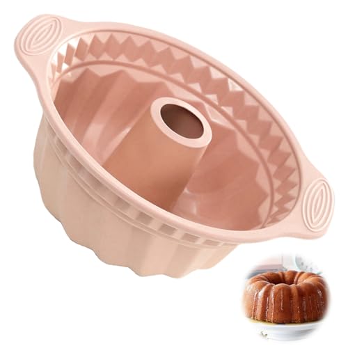 Moule Kouglof, Moule Savarin Cake 25 cm, Moule Kouglof Silicone, Moules Baba Au Rhum, Moules à Kouglof, Moul Savarin, Moul à Kouglof en Silicone, pour Gâteaux, Gelée, Pain