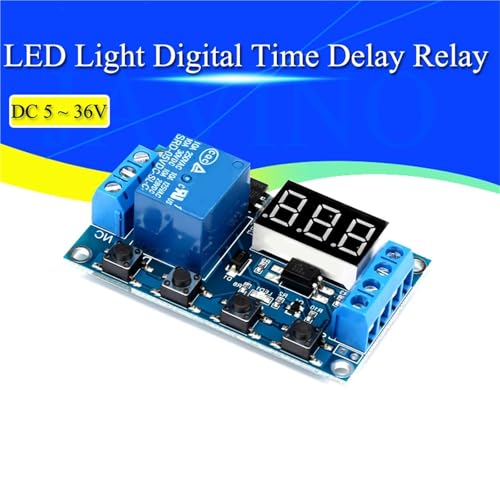 Relais temporisé numérique éclairage LED CC 5V 12V 24V Type-C 10 Pcs - 2
