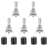 potentiometer mit schalter 500k 【Lieferumfang】5 x 360 Grad Rotary Encoder Modul mit Schalter + 5 x Drehknopf