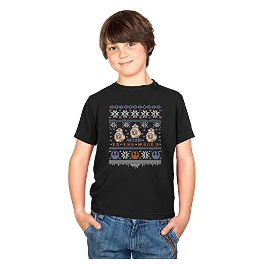 NERDO Knitted BB Camiseta, Infantil, Negro, Large