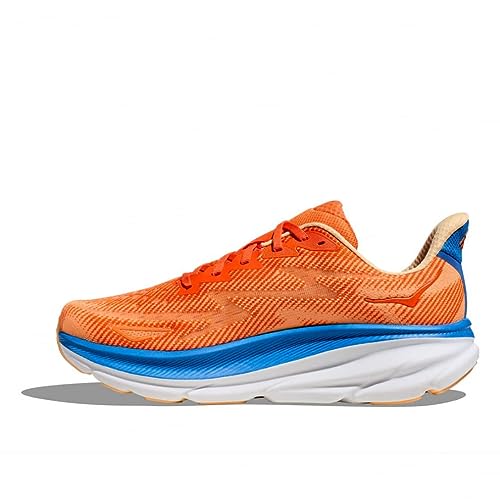 HOKA ONE ONE 1127895-VOIM M Clifton 9 Sneaker Male Vibrant ORANGE/Impala EU 48
