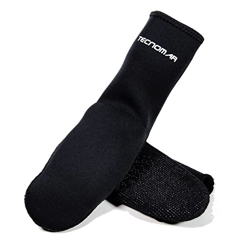 Escarpines unisex de 3 mm Tecnomar con suela de goma para deportes acuáticos