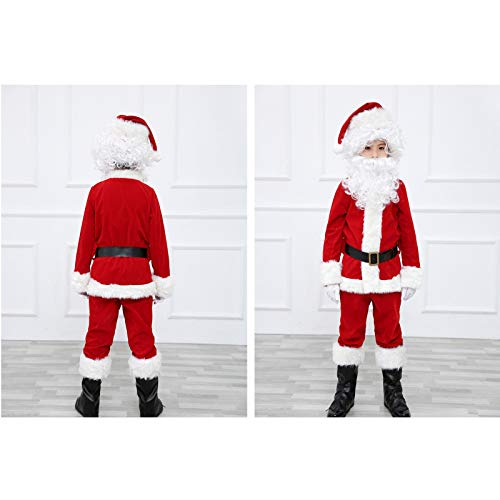 Disfraz infantil de Santa Claus rojo talla X-Small miniatura 5