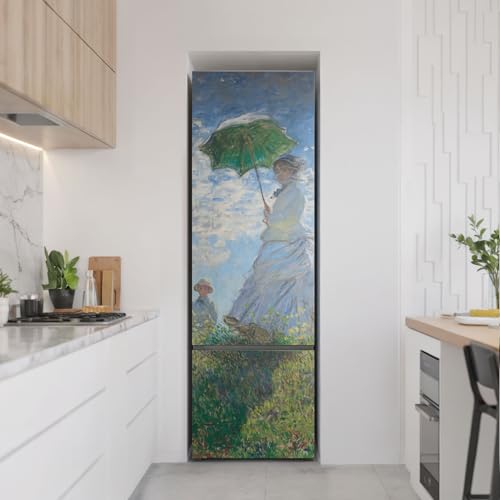 Vinilo de nevera de diseño impermeable que transforma cocinas modernas con elegancia 3