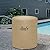 BALI OUTDOORS Round Fire Pit Cover Fire Column Cover Cylinder Fire Pit Cover, 24 Inch, Heavy Duty, Waterproof, Weather Resistant, Khaki