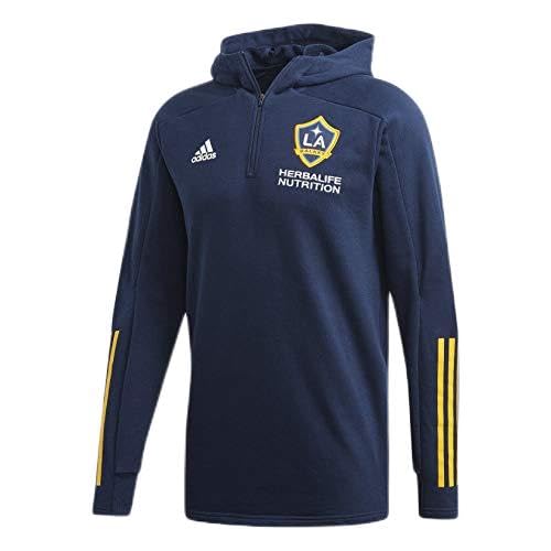 Chaqueta de abrigo LA Galaxy adidas Travel con aislamiento ligero azul marino XL