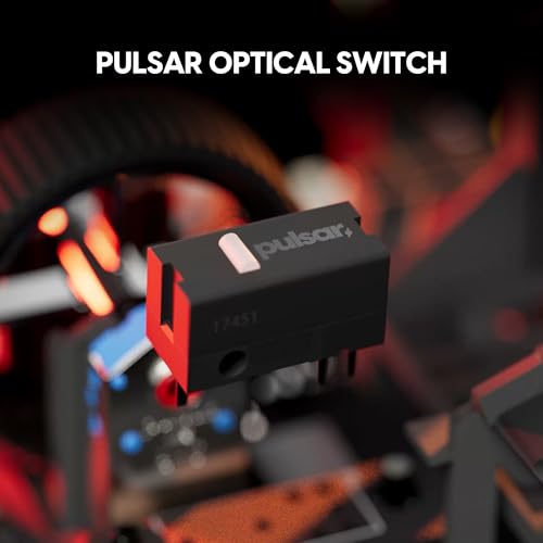 Image of Pulsar Gaming Gears Pro Series STA-X Wireless Gaming Mouse 2.11 oz (60g), Optical Switch, 32000 DPI, 750 IPS, 8K Compatible (Medium, Stealth Black)